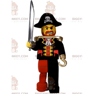 BIGGYMONKEY™ Maskottchenkostüm eines Playmobil-Piraten mit
