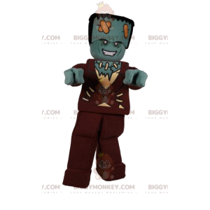 Kostium maskotki Frankensteina playmobil BIGGYMONKEY™. Kostium
