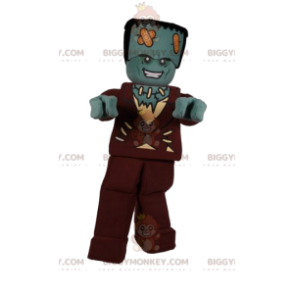 Frankenstein playmobil BIGGYMONKEY™ mascot costume. Playmobil