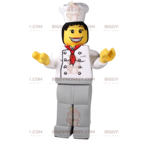 Costume de mascotte BIGGYMONKEY™ de playmobil cuisinière.