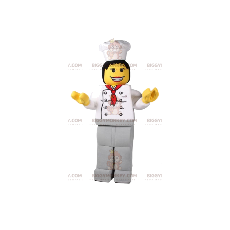 Kostým maskota Playmobil BIGGYMONKEY™. Kuchařský kostým. –