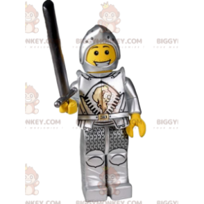 BIGGYMONKEY™ playmobil knight mascot costume. knight costume –