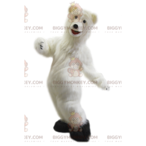 Disfraz de mascota de oso polar BIGGYMONKEY™ muy alegre.