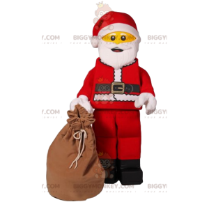 Costume de mascotte BIGGYMONKEY™ playmobil de Père Noël.