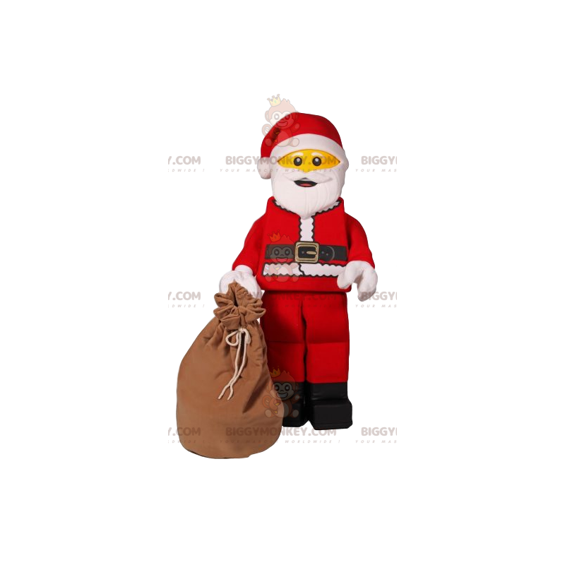 Disfraz de Papá Noel BIGGYMONKEY™ mascota de playmobil. traje