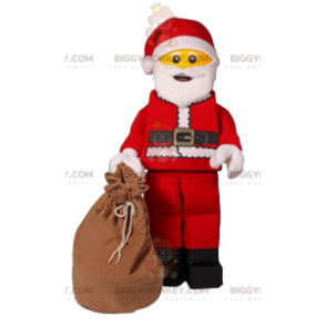 Santa BIGGYMONKEY™ playmobil mascottekostuum. Kerstman pak -