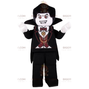 Traje de mascote BIGGYMONKEY™ Playmobil de vampiro fantasiado.