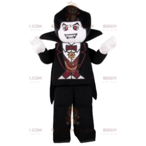 Traje de mascote BIGGYMONKEY™ Playmobil de vampiro fantasiado.