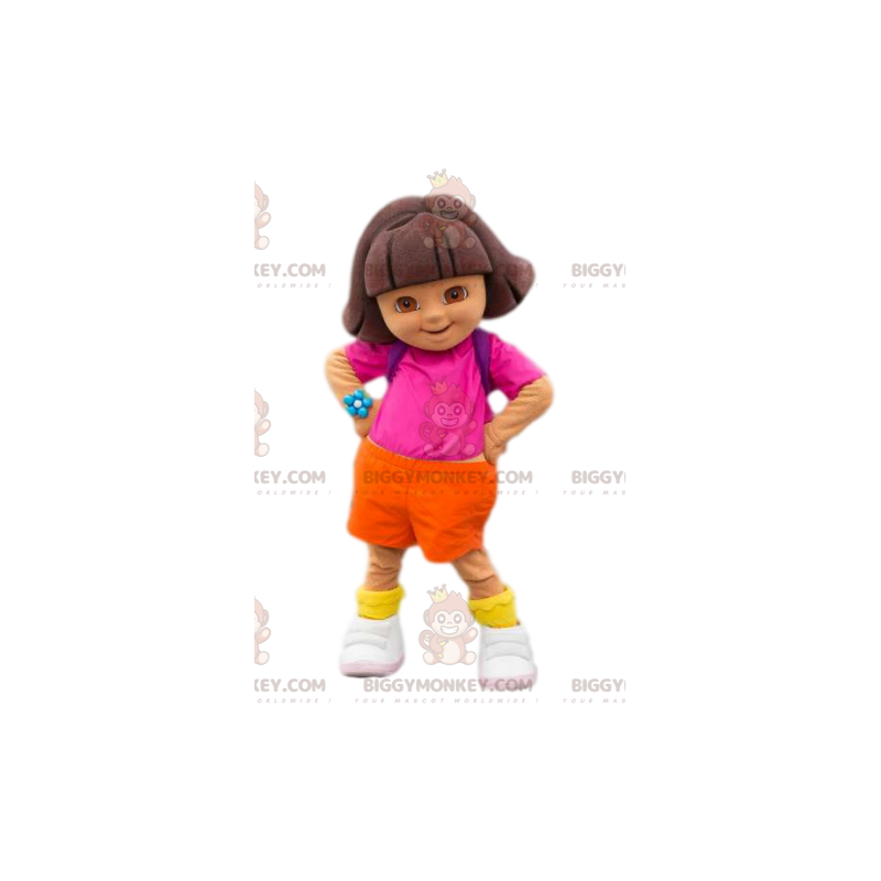 Dora the Explorer BIGGYMONKEY™ maskotdräkt. Dora kostym -