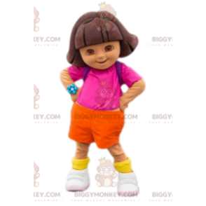 Dora the Explorer BIGGYMONKEY™ mascottekostuum. Dora kostuum -