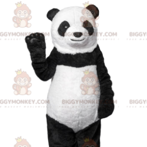 Venlig panda BIGGYMONKEY™ maskot kostume. panda kostume -
