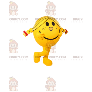 BIGGYMONKEY™ Disfraz de mascota amarillo redondo para niña