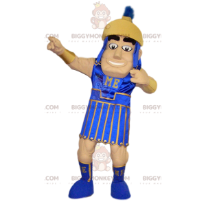 Traje de mascote de guerreiro romano BIGGYMONKEY™. Traje de