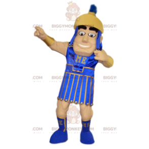 Traje de mascote de guerreiro romano BIGGYMONKEY™. Traje de