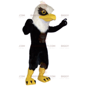 Black Golden Eagle BIGGYMONKEY™ Mascot Costume. Golden eagle