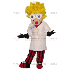 BIGGYMONKEY™ costume mascotte del Dr. Emmett Brown, personaggio