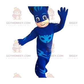 Blue Lion Cub Little Hero BIGGYMONKEY™ mascottekostuum -