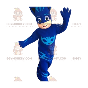 Fantasia de mascote BIGGYMONKEY™ Filhote de Leão Azul Pequeno