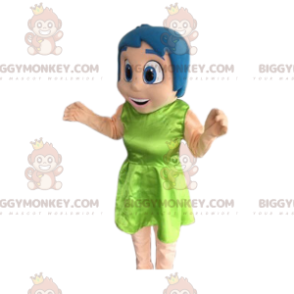 Costume de mascotte BIGGYMONKEY™ de fille souriante avec des