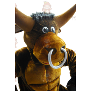 Bull BIGGYMONKEY™ mascottekostuum met grote snuitring -