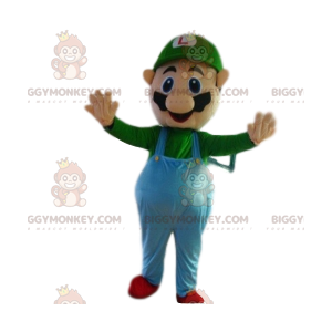 Traje de mascote BIGGYMONKEY™ de Luigi, companheiro de Mario