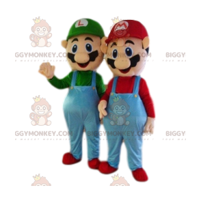 Costume de mascotte BIGGYMONKEY™ de Luigi, compagnon de Mario