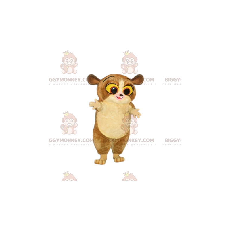 BIGGYMONKEY™ maskotkostume af den lille lemur, fra tegnefilmen