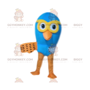 Disfraz de mascota pájaro azul BIGGYMONKEY™. disfraz de pájaro