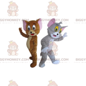 Costume de mascotte BIGGYMONKEY™ de Tom, le chat du cartoon Tom