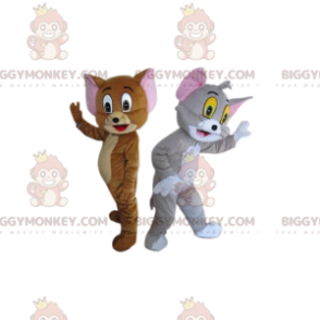 Costume della mascotte del gatto Tom e Jerry BIGGYMONKEY™ -