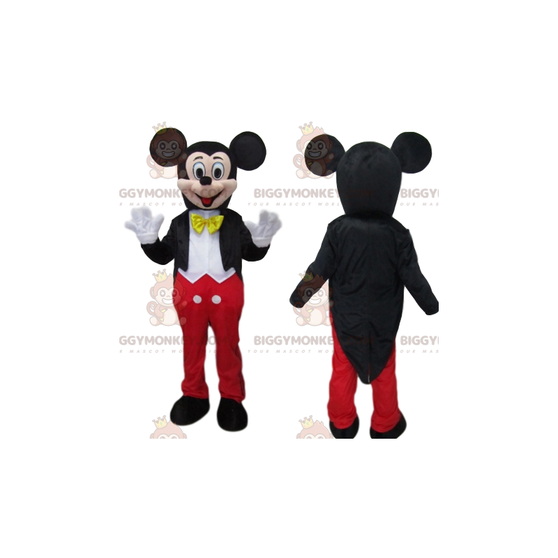 BIGGYMONKEY™ mascot costume of Mickey Mouse, iconic Walt Disney