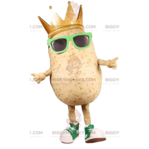 Disfraz de mascota Potato BIGGYMONKEY™ con gafas de sol -