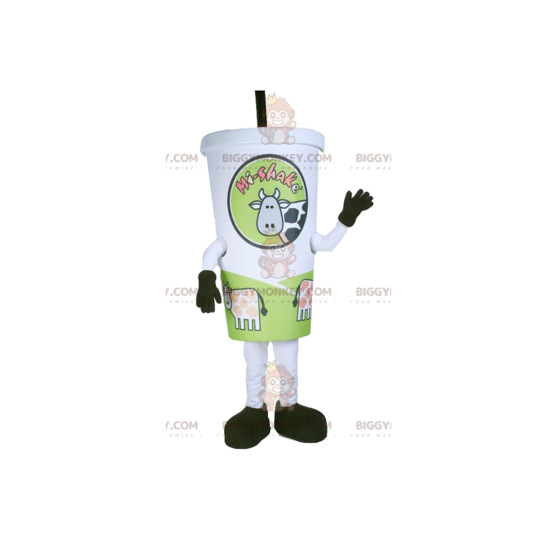 Milkshake BIGGYMONKEY™ mascot costume. milkshake costume –
