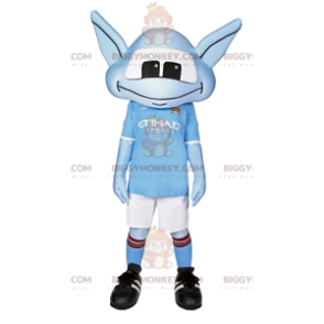 Costume de mascotte BIGGYMONKEY™ de petit extraterrestre bleu