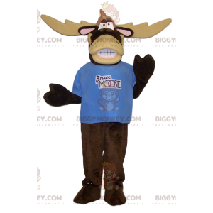 Costume de mascotte BIGGYMONKEY™ de caribou très comique avec