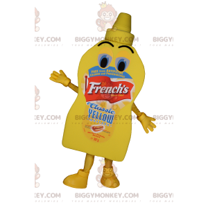 Traje de mascote do frasco de mostarda BIGGYMONKEY™. traje de