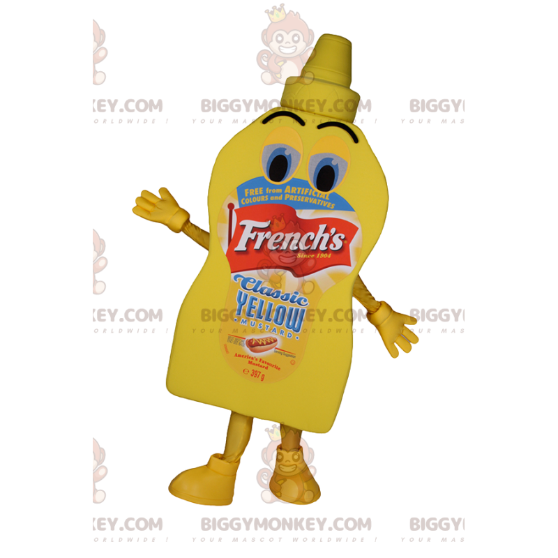 Mustard Jar BIGGYMONKEY™ Mascot Costume. Mustard pot costume –