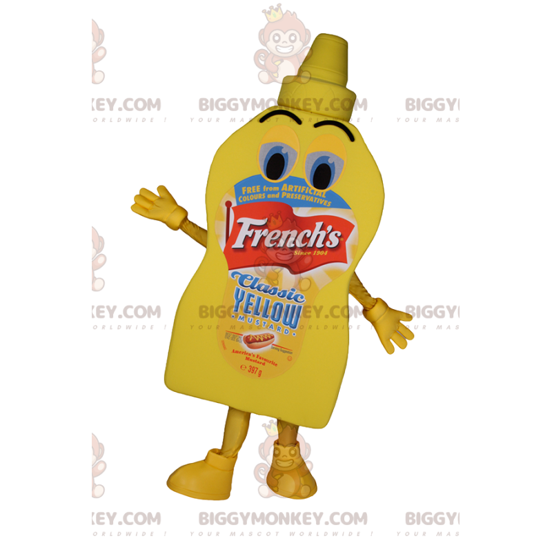 Sennepskrukke BIGGYMONKEY™ maskotkostume. Mustard pot kostume -