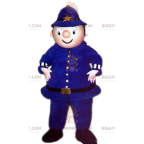 Polizist BIGGYMONKEY™ Maskottchenkostüm. Polizist Kostüm -