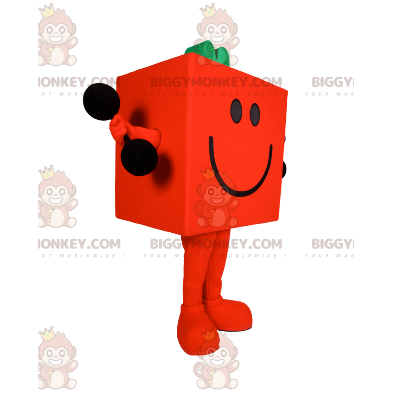 Orange Cube Man BIGGYMONKEY™ Mascot Costume - Biggymonkey.com