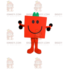 Costume da mascotte Orange Cube Man BIGGYMONKEY™ -