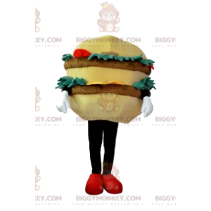 BIGGYMONKEY™ Mascot Costume Gourmet Burger με μπριζόλα, σαλάτα