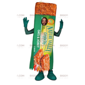 Costume da mascotte per barretta di cereali BIGGYMONKEY™.