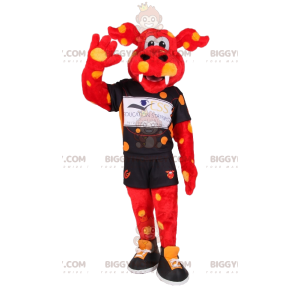 BIGGYMONKEY™ Costume da mascotte Abbigliamento sportivo a pois