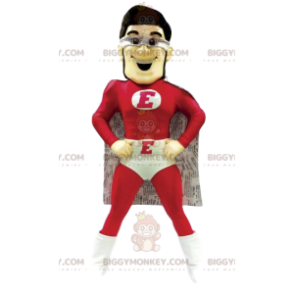 Costume da mascotte da supereroe BIGGYMONKEY™ in rosso e