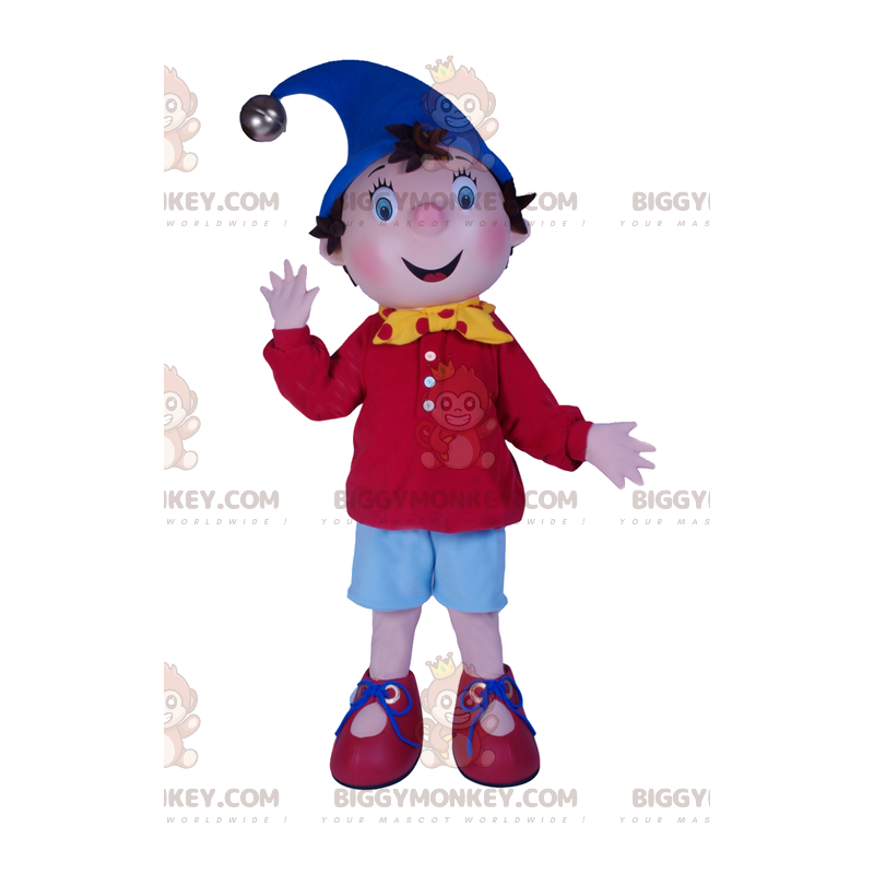 Noddy boy BIGGYMONKEY™ mascot costume. Noddy Costume –