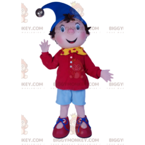 Costume da mascotte BIGGYMONKEY™ da ragazzo Noddy. Costume