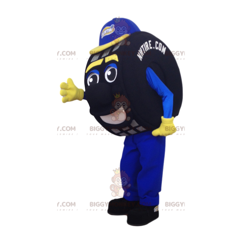 Car Tire BIGGYMONKEY™ Mascot Costume. car tire costume –