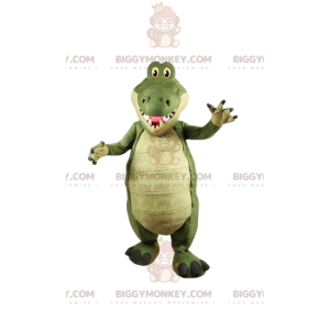 Superleuk krokodil BIGGYMONKEY™ mascottekostuum. krokodil