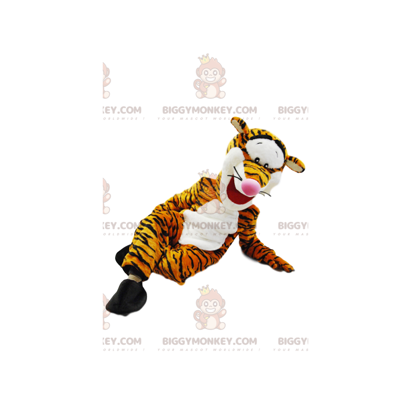 BIGGYMONKEY™ Maskottchenkostüm von Tigger, dem Tiger in Winnie